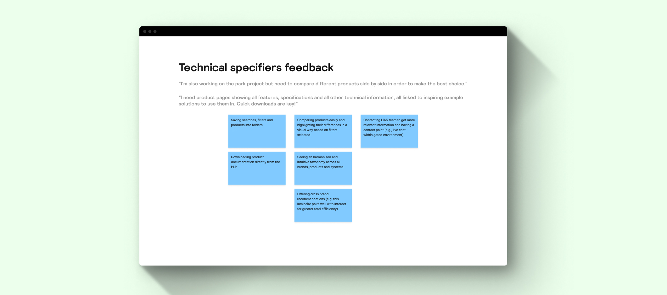 Signify Lighting configurator technical specifiers feedback