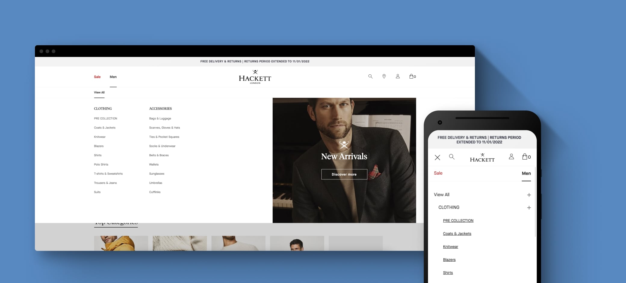 Hackett old navigation